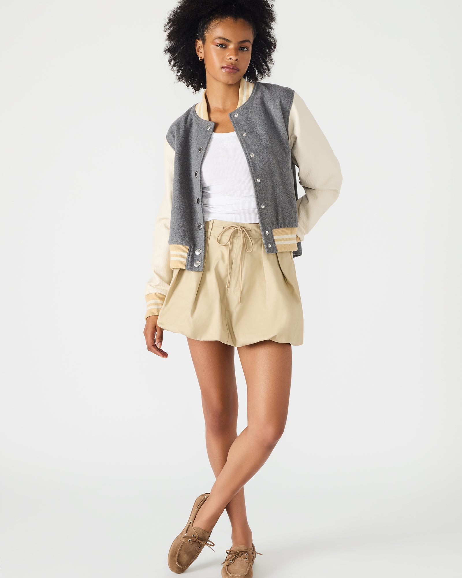 ROONEY JACKET HEATHER GREY