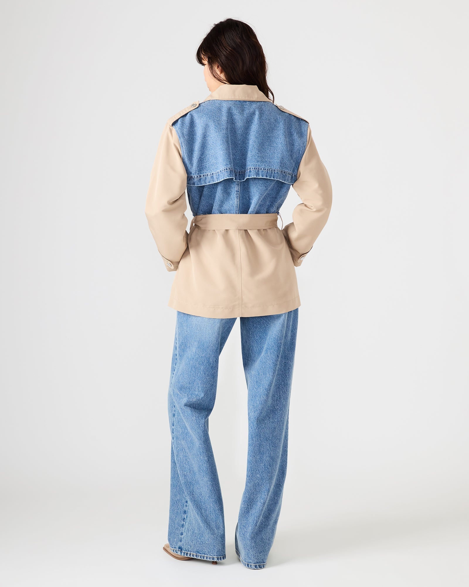 SHYLA COAT DENIM MULTI