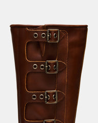 ROCKY COGNAC DISTRESSED WIDE CALF